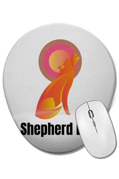 BASKI DÜNYASI Mouse Pad oval Shepherd Dad cu suport pentru încheietura mâinii