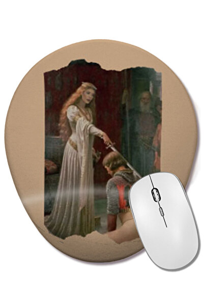 BASKI DÜNYASI Halsey Cover Album 2022 Mouse Pad oval cu suport pentru încheie...