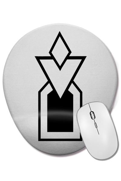 BASKI DÜNYASI Mouse Pad oval Skyrim Winterhold cu suport pentru încheietura m...