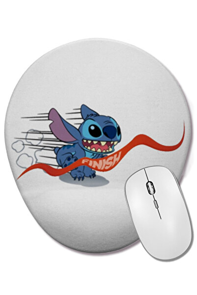 BASKI DÜNYASI Οβάλ ποντίκι με υποστήριξη καρπού Run Stitch