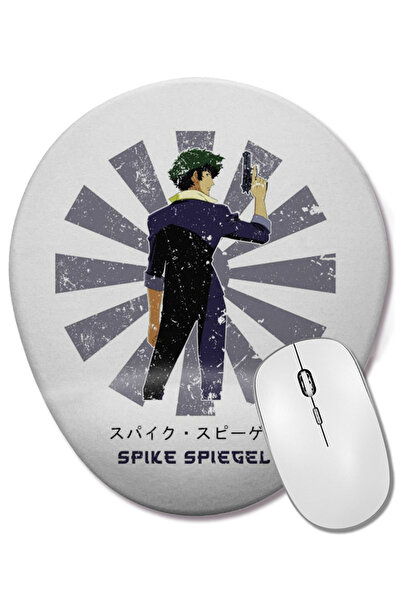 BASKI DÜNYASI Mouse Pad oval Spike Spiegel Retro Japanese Cowboy Bebop cu sup...