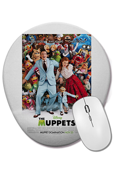 BASKI DÜNYASI Mouse Pad oval Muppets Show cu suport pentru încheietura mâinii