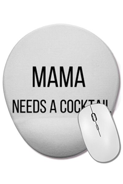 BASKI DÜNYASI Ziua Mamei 2021 LOVE MOM Mouse Pad oval cu suport pentru închei...