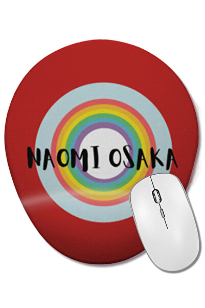 BASKI DÜNYASI NAOMI OSAKA I Love Tennis Mouse Pad oval cu suport pentru încheietura mâinii