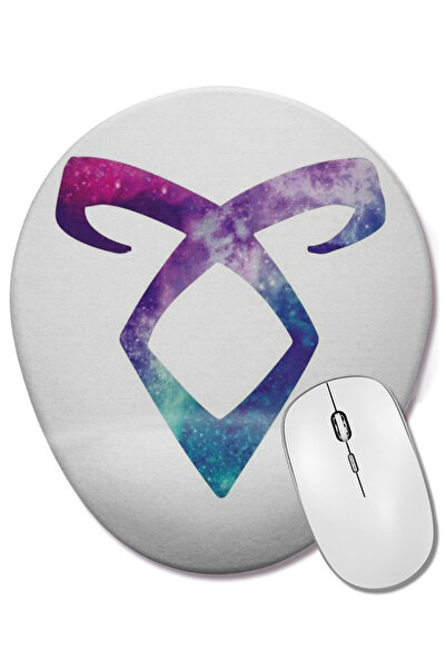 BASKI DÜNYASI Mouse Pad oval Runa Poder do Anjo cu suport pentru încheietura ...