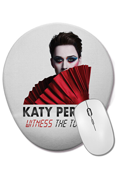 BASKI DÜNYASI Mouse Pad oval Katy Perry Witness The Tour cu suport pentru încheietura mâinii