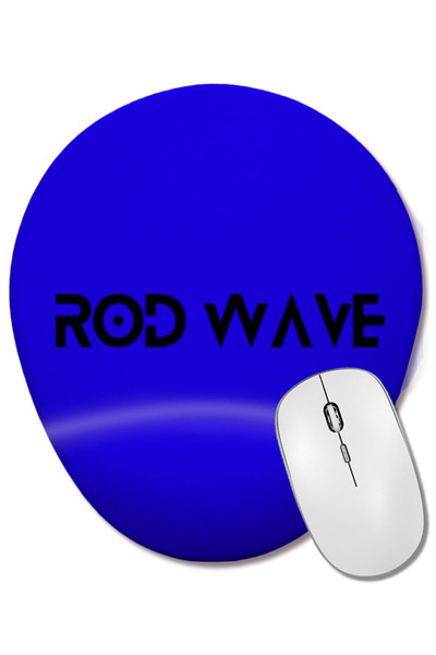 BASKI DÜNYASI Mouse Pad oval Rod Wave cu suport pentru încheietura mâinii