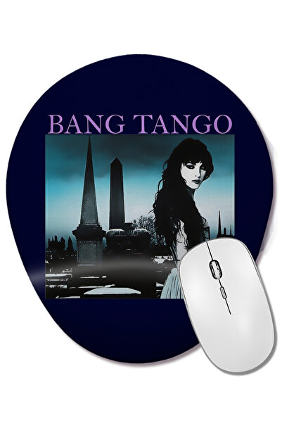 BASKI DÜNYASI Mouse Pad oval Bang Tango cu suport pentru încheietura mâinii