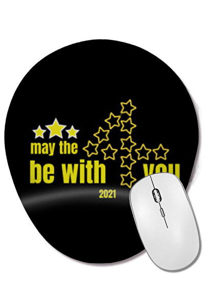 BASKI DÜNYASI Star Wars Μήνυμα ευχών για την 4η Μαΐου Οβάλ ποντίκι με υποστήρ...