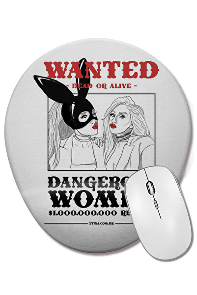 BASKI DÜNYASI Οβάλ ποντίκι με υποστήριξη καρπού Dangerous Women