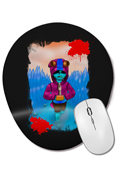 BASKI DÜNYASI Mouse Pad oval Leon Brawl Stars 03 cu suport pentru încheietura...