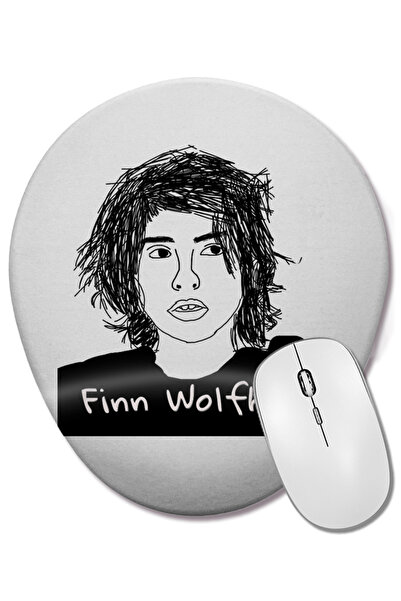 BASKI DÜNYASI Finn Wolfhard 01 Οβάλ ποντίκι με υποστήριξη καρπού