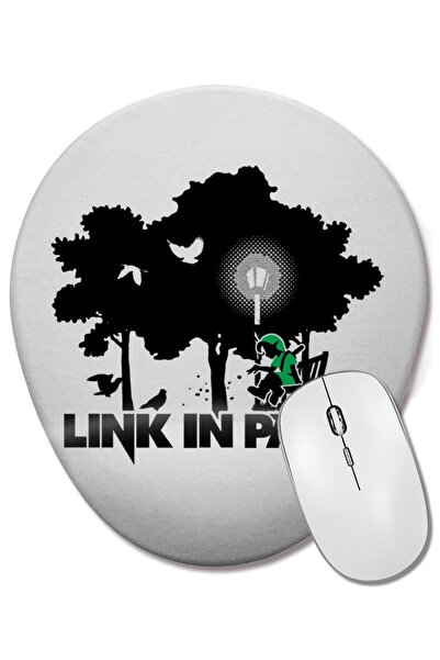 BASKI DÜNYASI Mouse Pad oval Zelda Link in Park Meme cu suport pentru încheie...