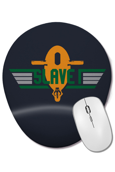 BASKI DÜNYASI Mouse Pad oval Star Wars cu suport pentru încheietura mâinii