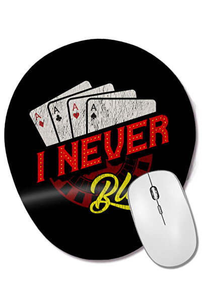 BASKI DÜNYASI Mouse Pad oval cu suport pentru încheietura mâinii, cu inscripț...