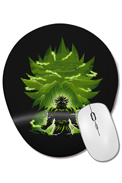 BASKI DÜNYASI Broly The Legendary Mouse Pad oval cu suport pentru încheietura...