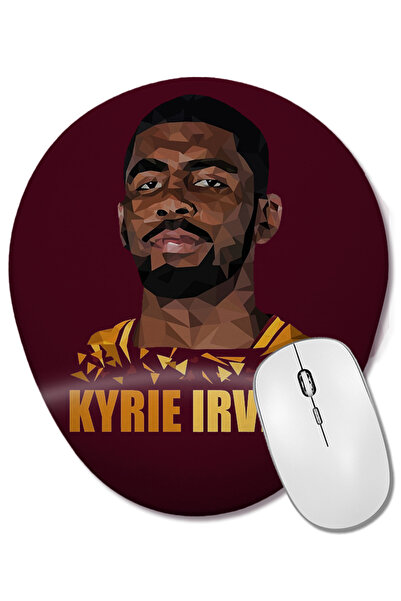 BASKI DÜNYASI Kyrie irving 02 Mouse Pad oval cu suport pentru încheietura mâinii Kyrie Irving