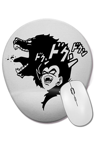 BASKI DÜNYASI Dragon Ball 01 Mouse Pad oval cu suport pentru încheietura mâinii