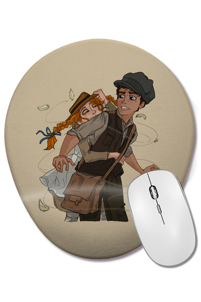 BASKI DÜNYASI Fan Art Quot Anne With An E Quot Mouse Pad oval cu suport pentr...