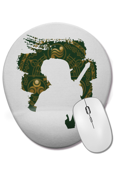 BASKI DÜNYASI Mouse Pad oval cu suport pentru încheietura mâinii