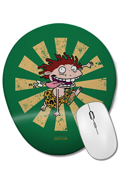 BASKI DÜNYASI Donnie Retro Japanese Wild Thornberrys Οβάλ ποντίκι με υποστήρι...