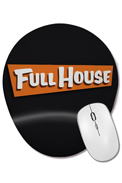BASKI DÜNYASI Mouse Pad oval cu suport pentru încheietura mâinii Seriado Full House