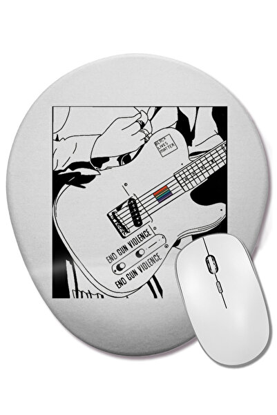 BASKI DÜNYASI Οβάλ ποντίκι ποντικοπολιτείας Harry Styles Guitar 02 με στήριγμ...