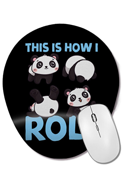 BASKI DÜNYASI Mouse Pad oval cu suport pentru încheietura mâinii, cu design a...