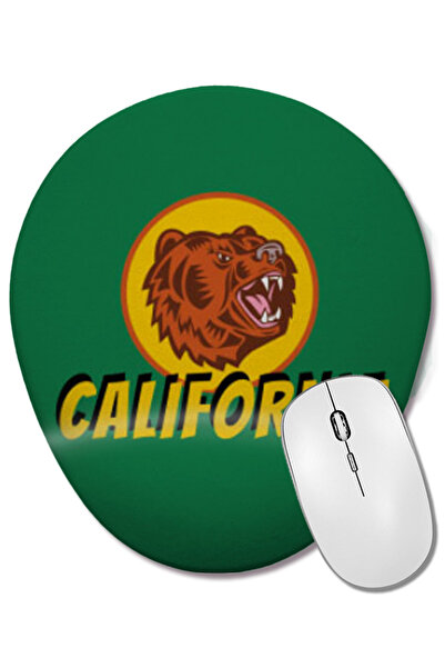 BASKI DÜNYASI Mouse Pad oval cu suport pentru încheietura mâinii, în stil ret...