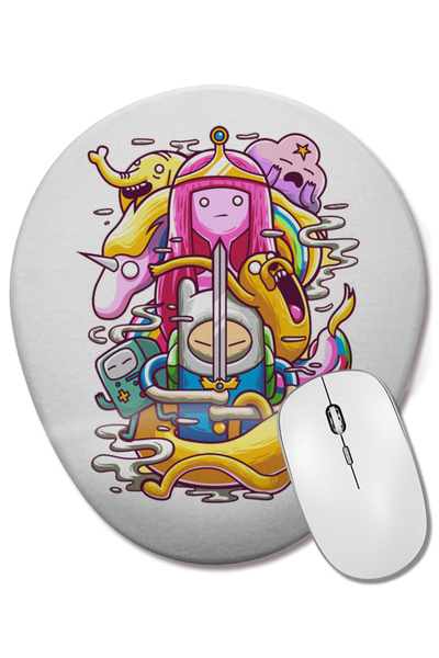 BASKI DÜNYASI Adventure Time Marceline Jack Finn Cartoon Network Οβάλ ποντίκι...