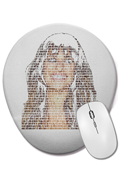 BASKI DÜNYASI Οβάλ ποντίκι με υποστήριξη καρπού Lea Michele 06