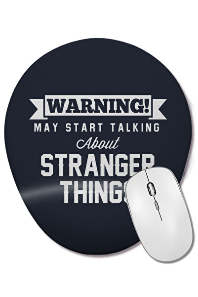 BASKI DÜNYASI Avertisment: poate începe să vorbească despre Stranger Things. Mouse pad oval cu suport pentru încheietura mâinii.