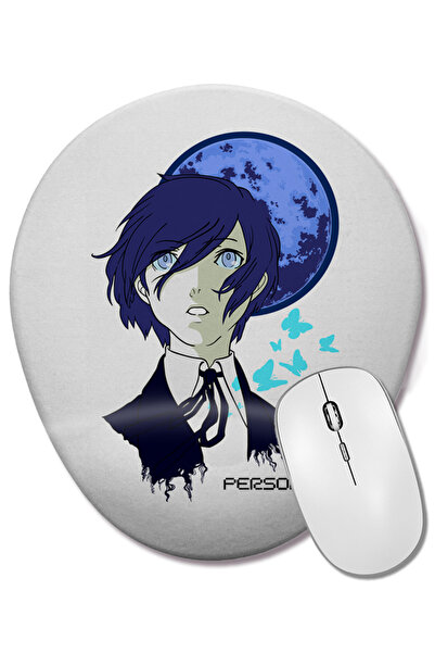 BASKI DÜNYASI Mouse Pad oval Persona 3 cu suport pentru încheietura mâinii