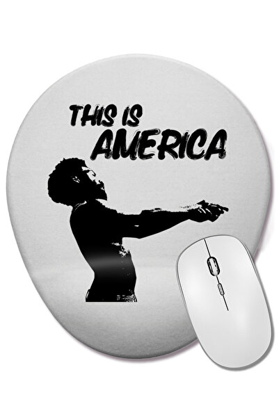 BASKI DÜNYASI Mouse Pad oval cu suport pentru încheietura mâinii Childish Gam...