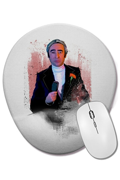 BASKI DÜNYASI Mouse Pad oval Vecihi cu suport pentru încheietura mâinii