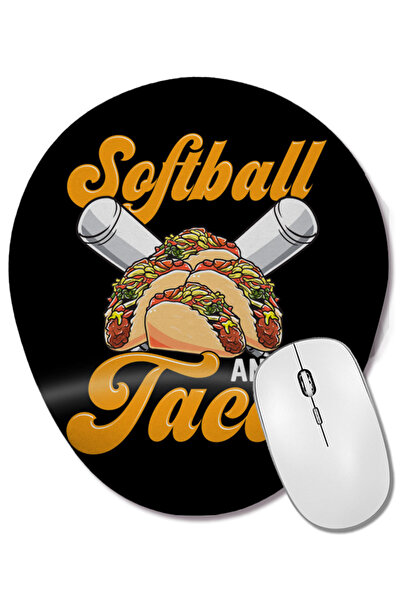 BASKI DÜNYASI Mouse Pad oval cu suport pentru încheietura mâinii pentru jucăt...