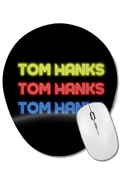 BASKI DÜNYASI Mouse Pad oval Tom Hanks cu suport pentru încheietura mâinii