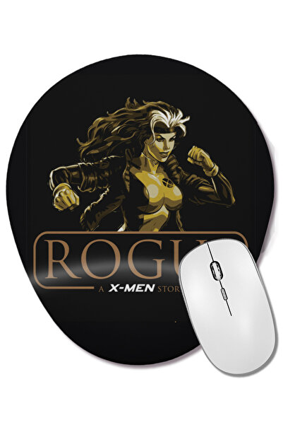 BASKI DÜNYASI Rogue A X Men Story Mouse Pad oval cu suport pentru încheietura...