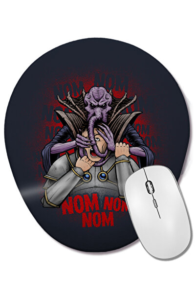 BASKI DÜNYASI Mind Flayer Dungeons And Dragons ovalna podloga za miša sa podr...