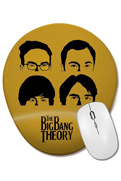 BASKI DÜNYASI The Big Bang Theory Mouse Pad oval cu suport pentru încheietura...