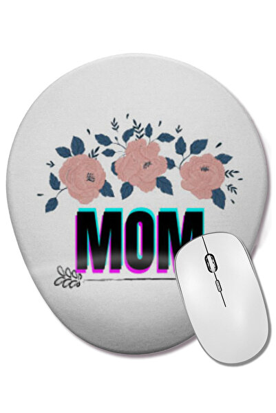 BASKI DÜNYASI Idei de cadouri pentru Ziua Mamei pentru femei Aussie Mom Mouse Pad oval cu suport pentru încheietura mâinii