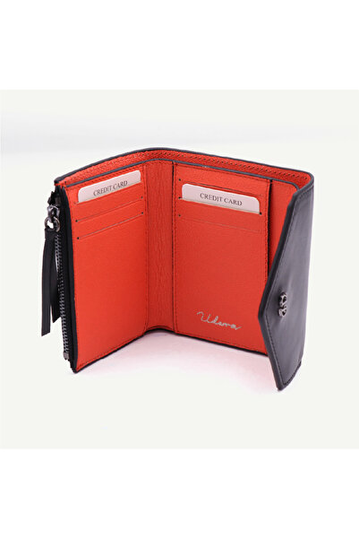 Uderra Leather Uderra Genuine Leather Steel Women's Wallet - S1KC0007