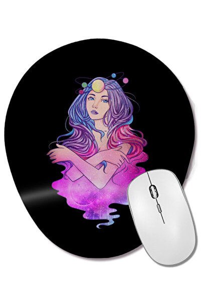 BASKI DÜNYASI Celestial Anime Galactic Princess Manga Girl Goth Mouse Pad ova...