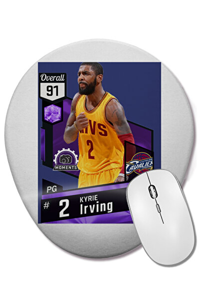 BASKI DÜNYASI Mouse Pad oval Kyrie Irving cu suport pentru încheietura mâinii