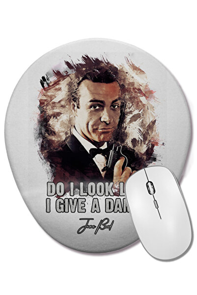 BASKI DÜNYASI Arată-mi ca să mă importă? Mouse pad oval cu suport pentru încheietura mâinii