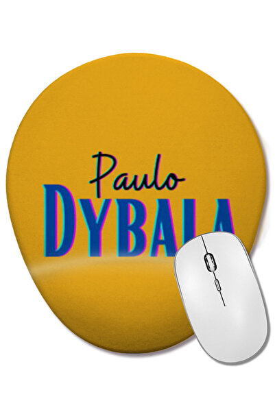 BASKI DÜNYASI Mouse Pad oval Paulo Dybala cu suport pentru încheietura mâinii