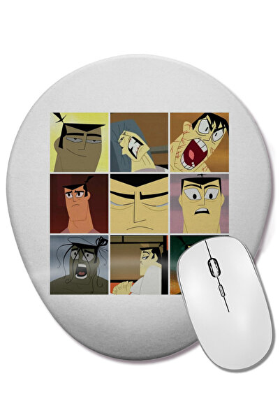BASKI DÜNYASI Samurai Jack 05 Οβάλ ποντίκι με υποστήριξη καρπού