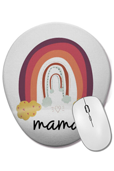 BASKI DÜNYASI Mathers Day 2021 MAMA Οβάλ ποντίκι με υποστήριξη καρπού
