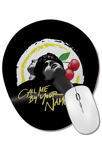 BASKI DÜNYASI Mouse Pad oval cu suport pentru încheietura mâinii Call Me By Your Name