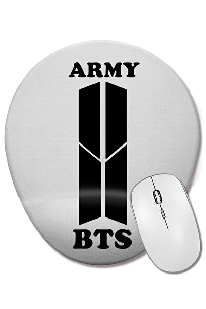 BASKI DÜNYASI Mouse Pad oval Bts 22 cu suport pentru încheietura mâinii